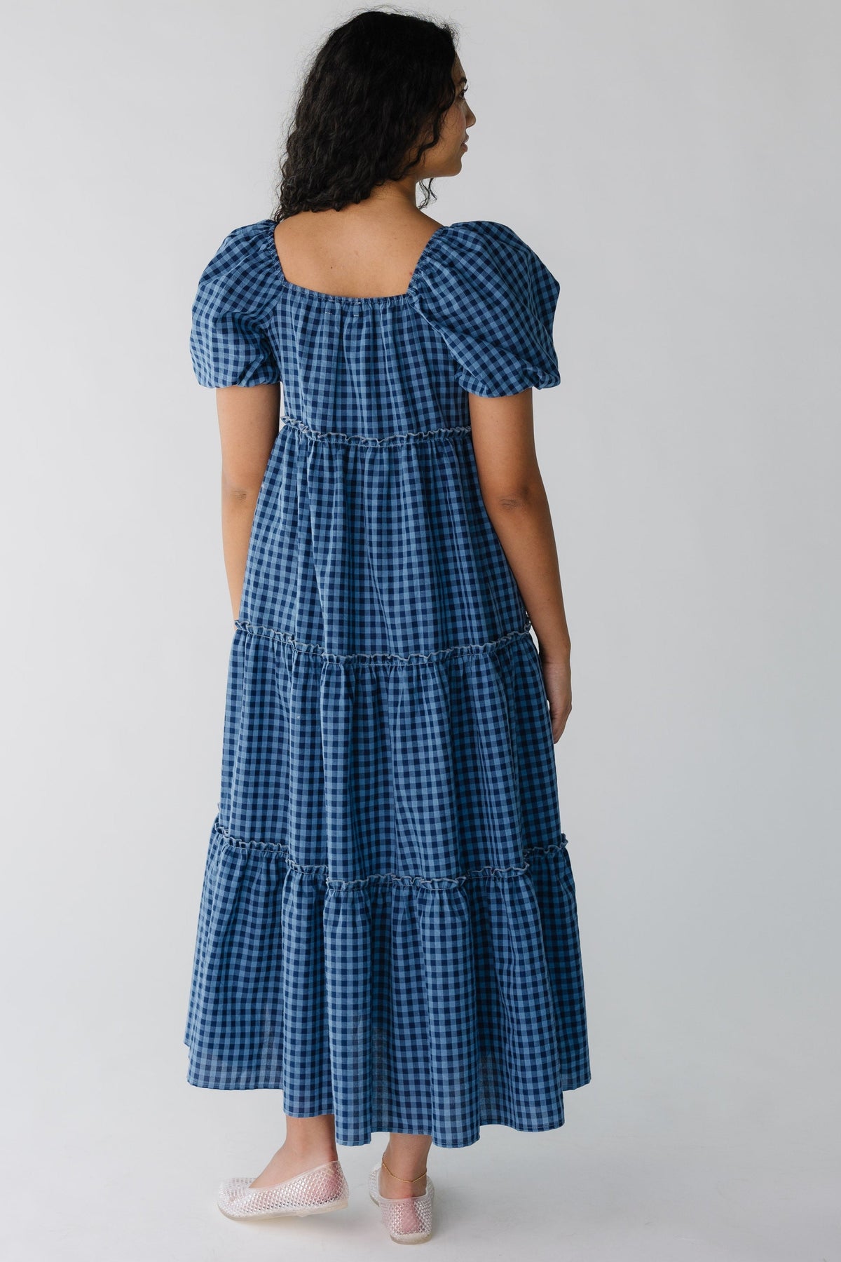 Brass & Roe Charity Tiered Midi Dress