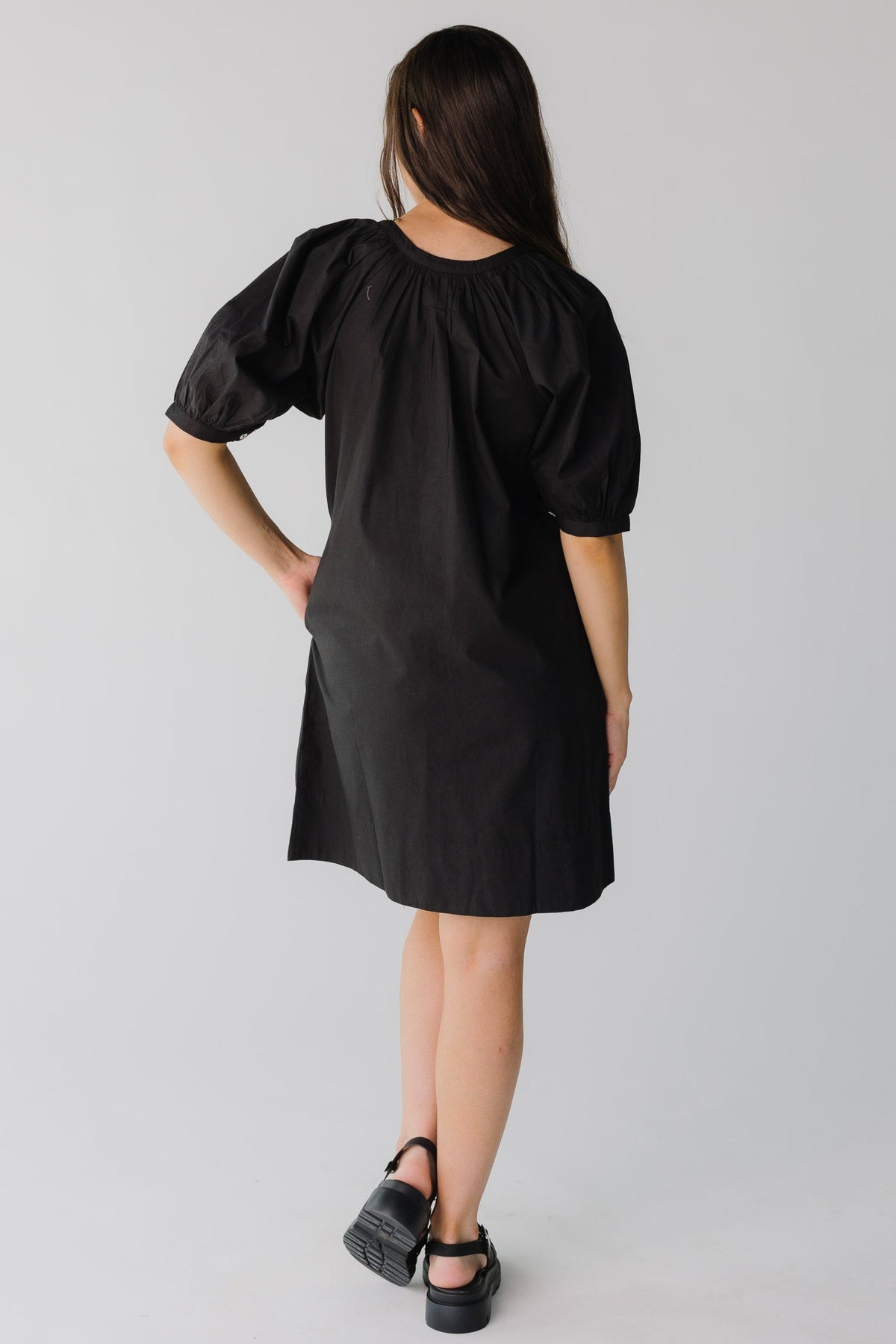Citrus Seaside Button Down Knee Dress