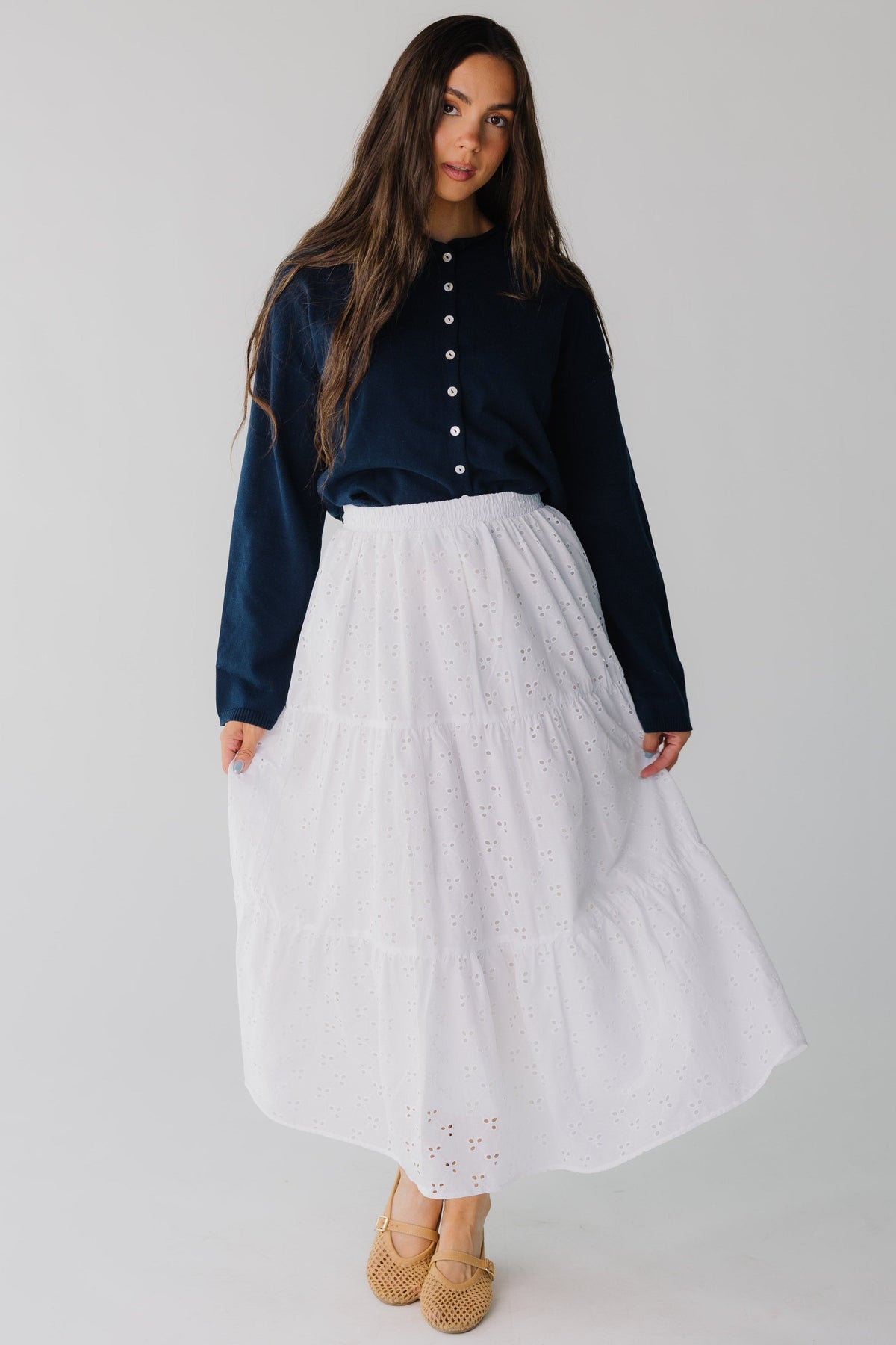 The Doily Eyelet Skirt