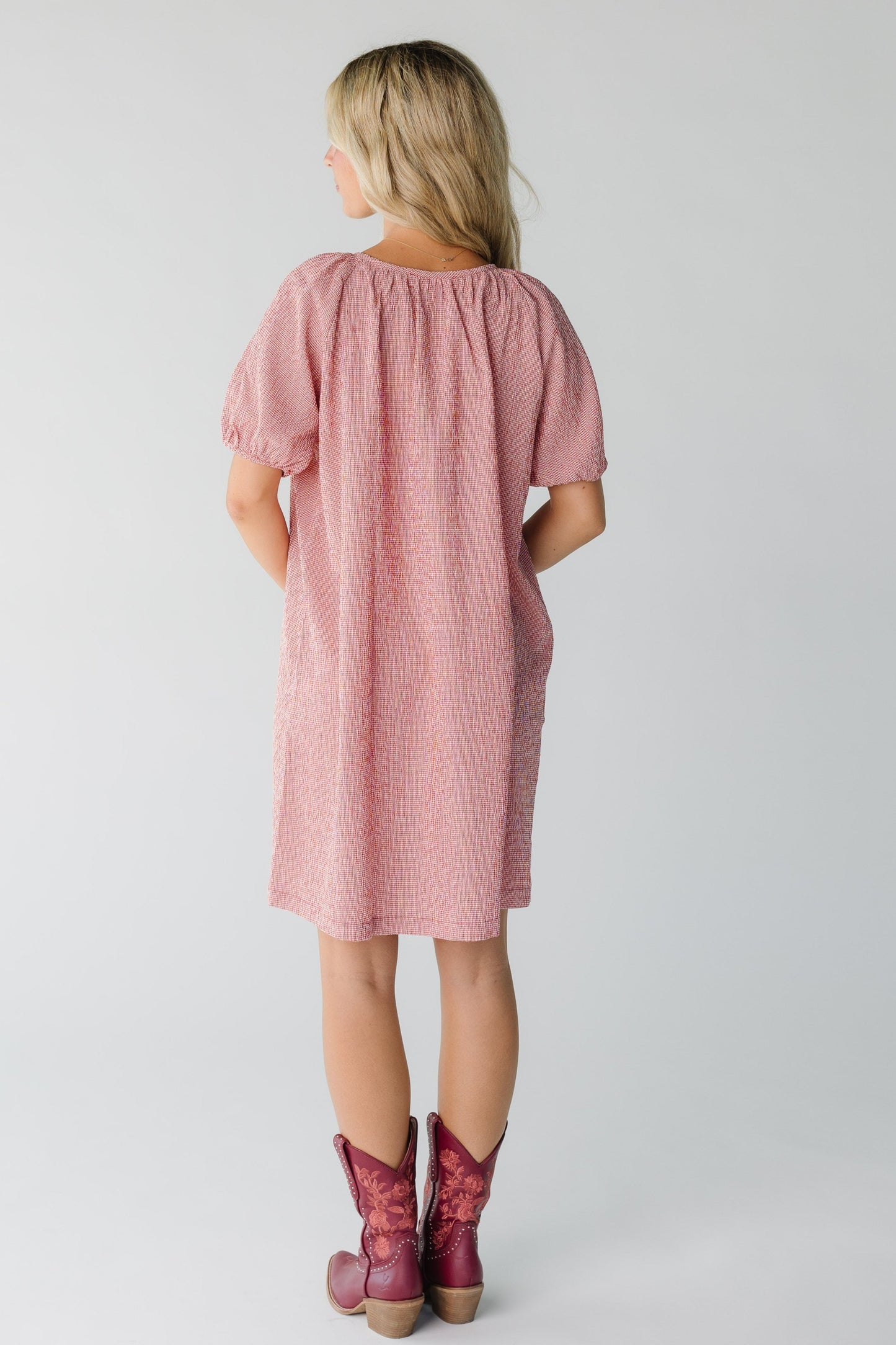 Brass & Roe Bree Textured Knee Dress