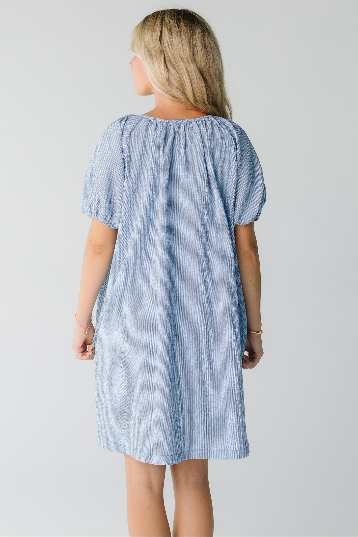 Brass & Roe Bree Textured Knee Dress
