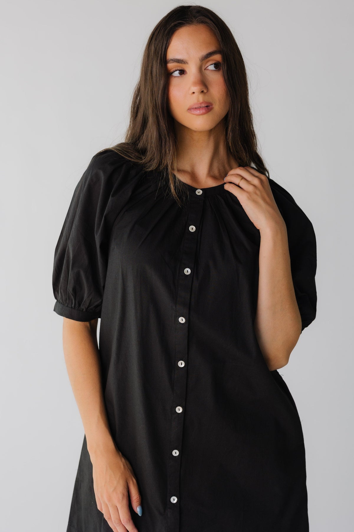 Citrus Seaside Button Down Knee Dress