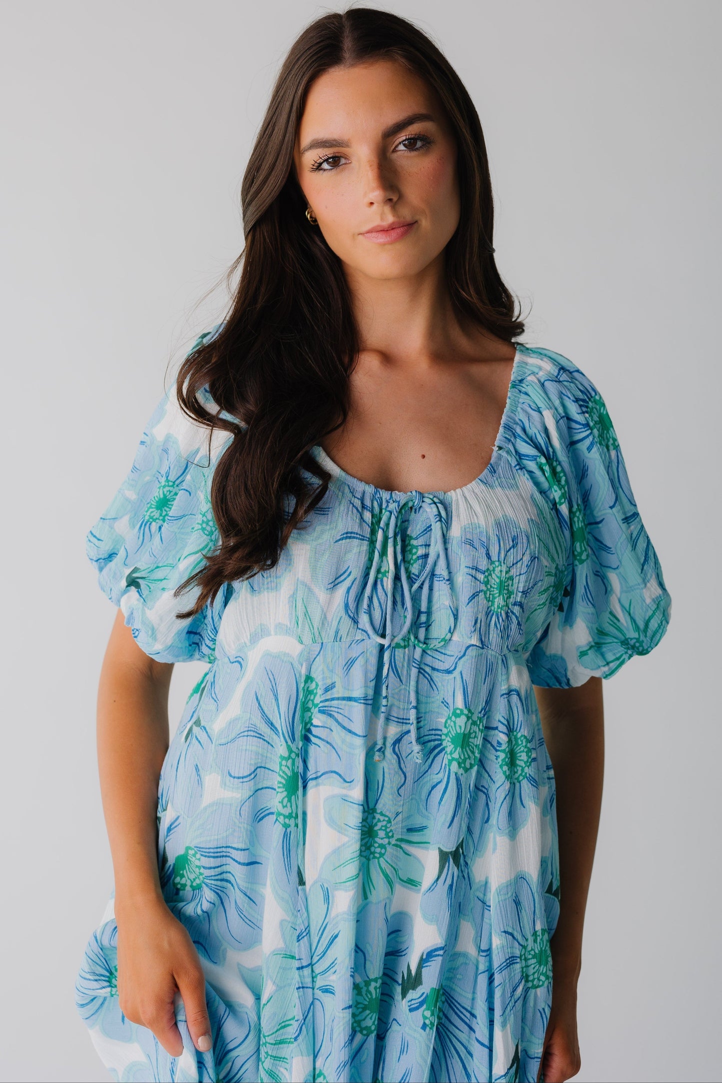 Citrus Lyon Crepe Maxi Dress